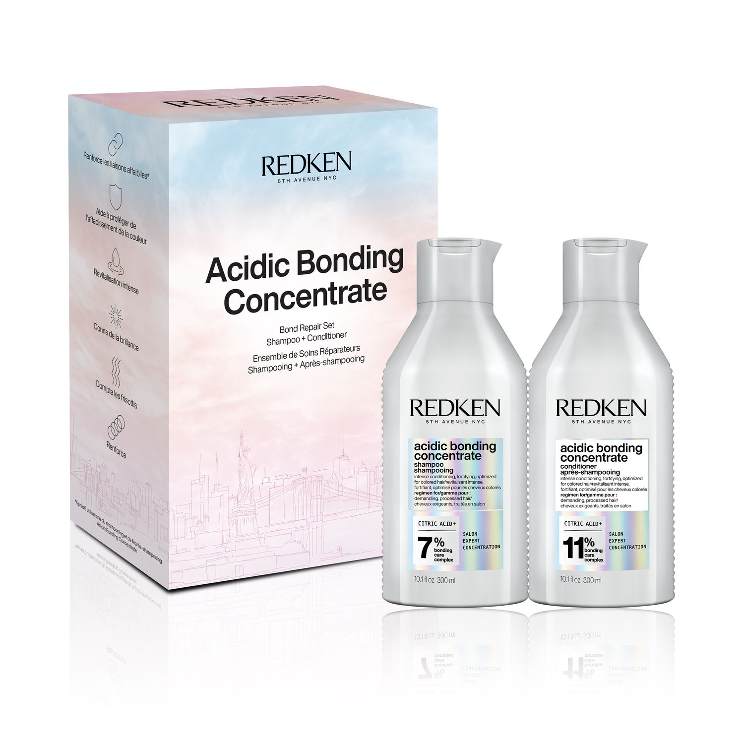REDKEN - DUO du Printemps - ABC - ACIDIC BONDING CONCENTRATE (2x 300ml)