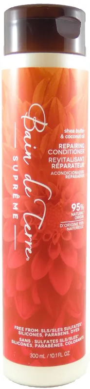 Bain de Terre Suprême - Revitalisant - Beurre de Karité Huile de Noix de coco - Réparateur (300 ml)
