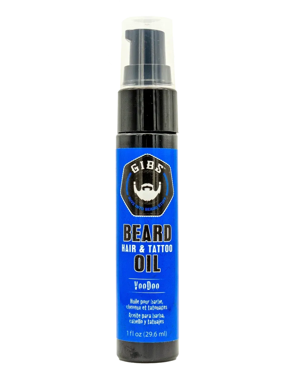 Gibs - Voodoo Prince - Huile pour Barbe, Cheveux et Tatouages (29.6g)