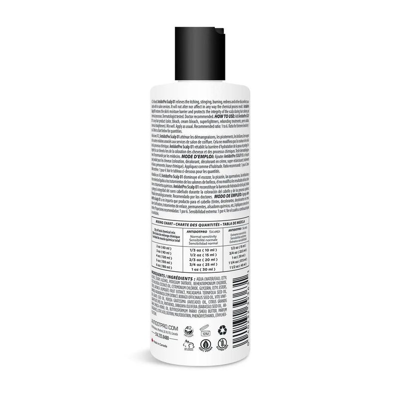 AntidotPro - Scalp 01 - Traitement Rougeur/démangeaisons (240ml)