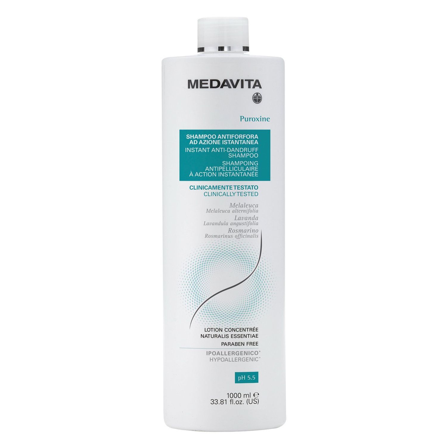 Medavita Puroxine - Shampoing Instantané Antipelliculaire (1L)