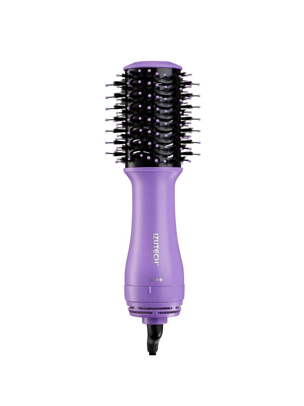 Izutech Mini Brosse Séchoir 2-en-1 Mauve 