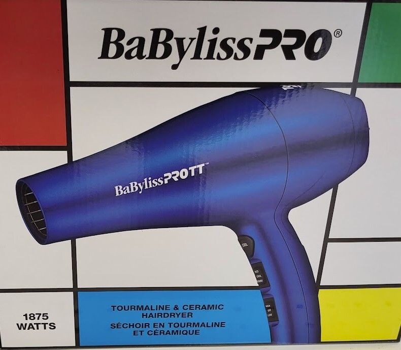 Babyliss Pro TT Séchoir Tourmaline et Céramique 1850w Bleu (BTM5559ASC)