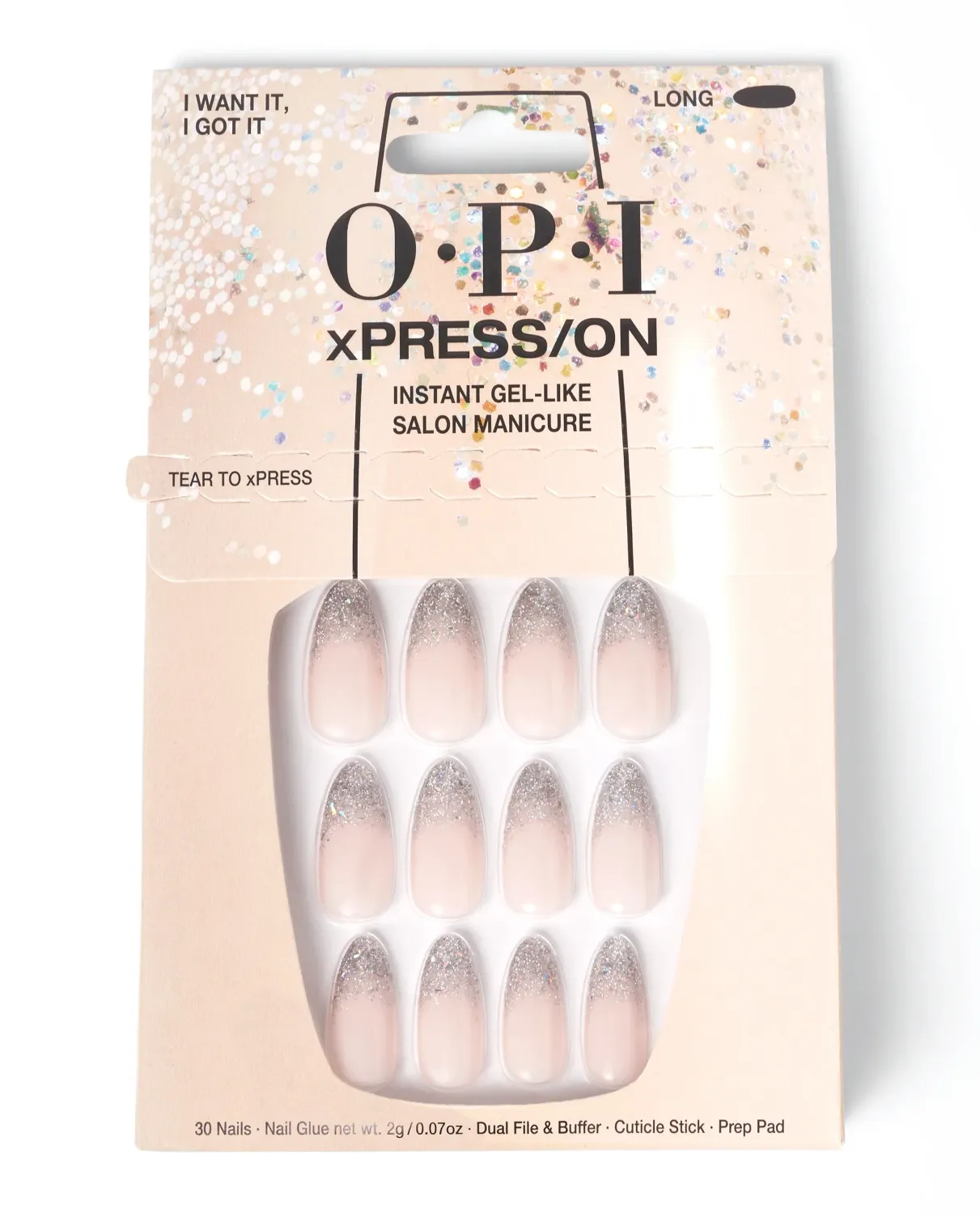 OPI - Ongles Artificiels I Want It, I Got It - Long/Amande