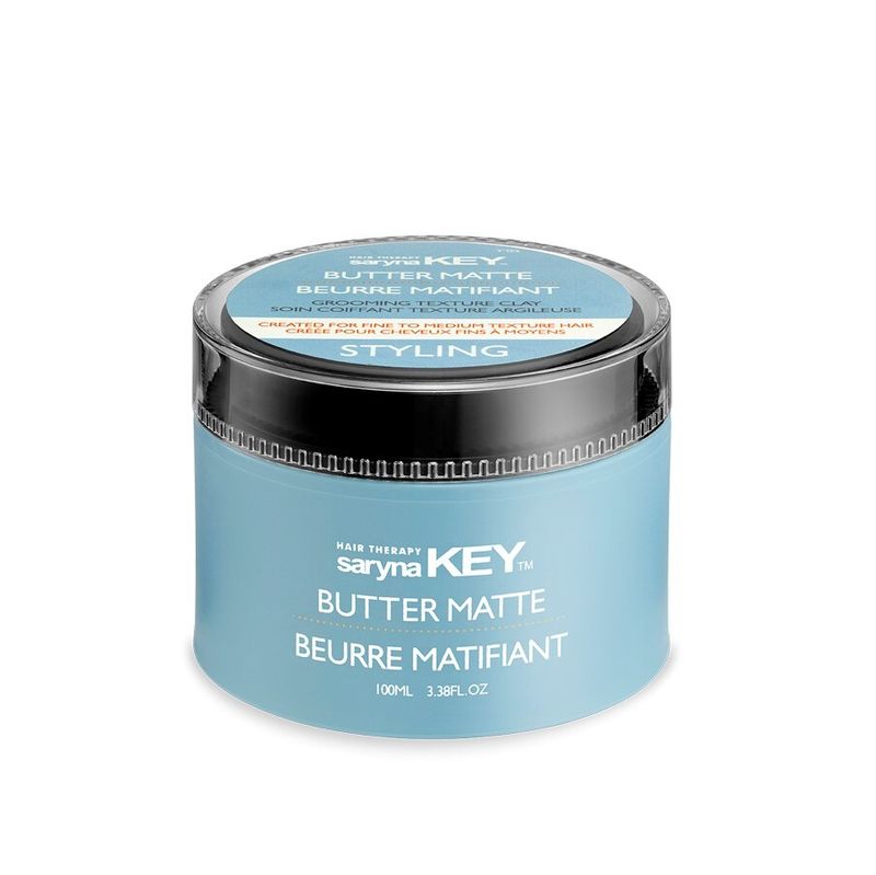 Saryna Key Styling - Beurre Matifiant Soin Coiffant Texturant Argile (100ml) 