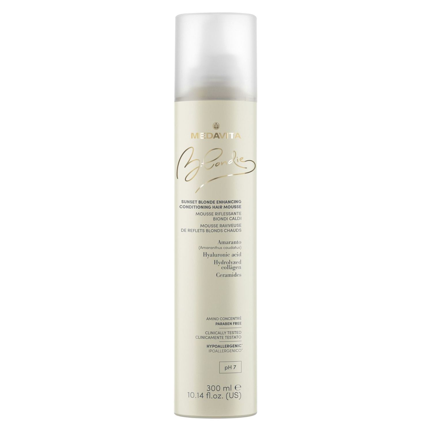 Medavita Blondie - Mousse Raviveuse de reflets Blonds Chauds (150ml)