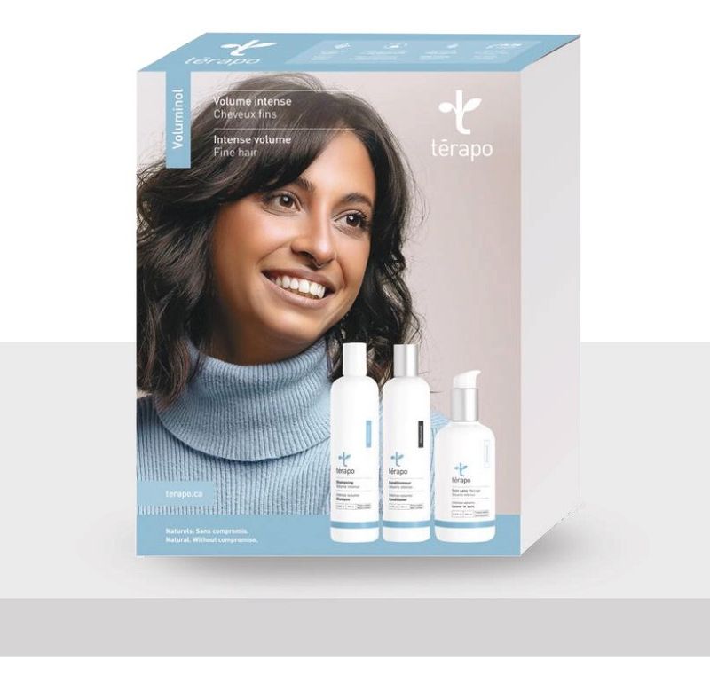 Térapo - Coffret Voluminol (Shampoing 350ml + Revitalisant 350ml + Soin 250ml) 