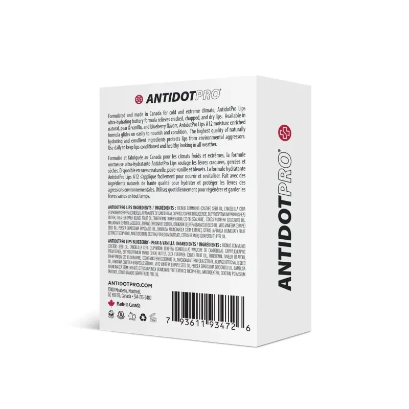 AntidotPro - Baumes à Lèvres Hydratant - 3 Variétés