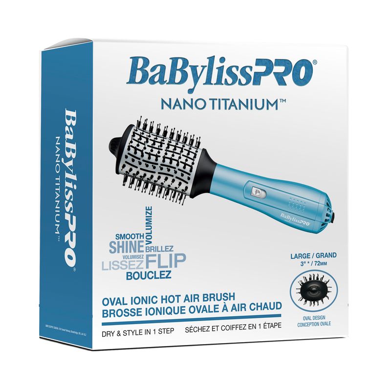 Babyliss Pro Nano Titanium Brosse Chauffante Large (BNTHB300C)