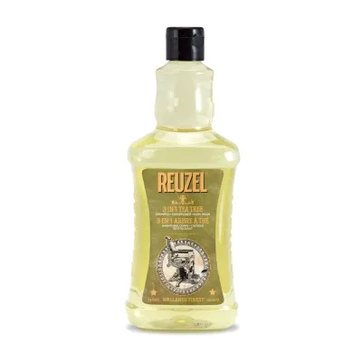 REUZEL - Shampoing 3-en-1 Tea-Tree (1L - 33.81 oz)