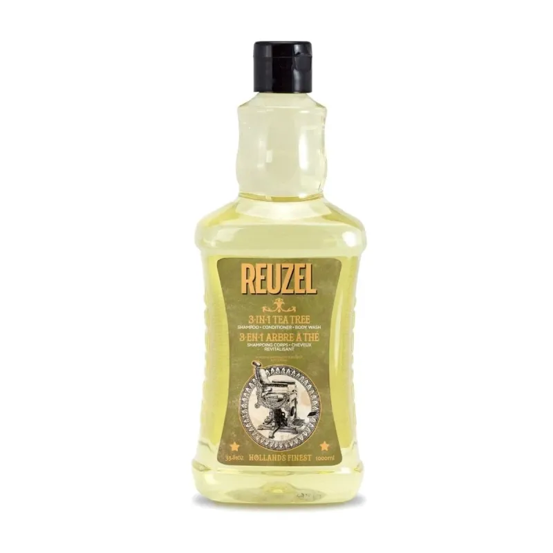 REUZEL - Shampoing 3-en-1 Tea-Tree (1L - 33.81 oz)