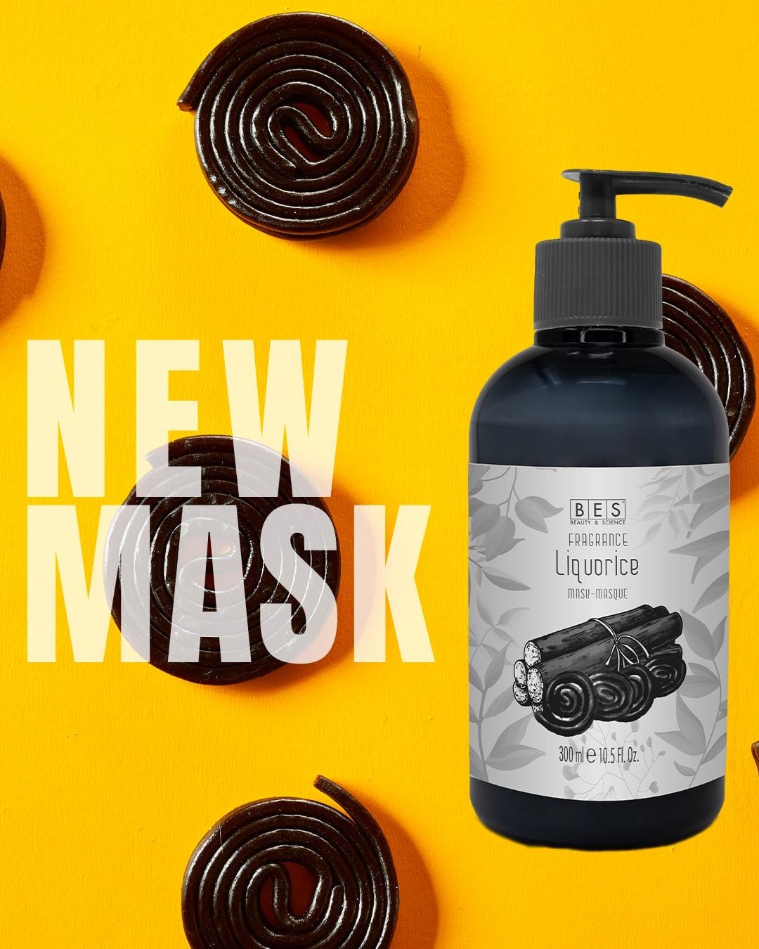 BES Fragrance - Masque Réglisse 300ml