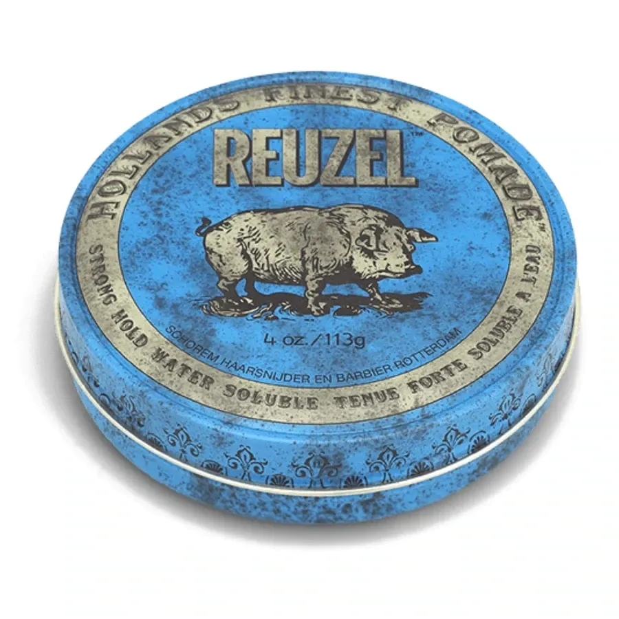 REUZEL Pommade - Bleu Tenue Ferme Brillance Forte (113g - 4 oz)