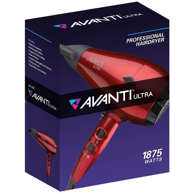 Avanti Ultra - Séchoir Compact Ionique (AV-4DC)