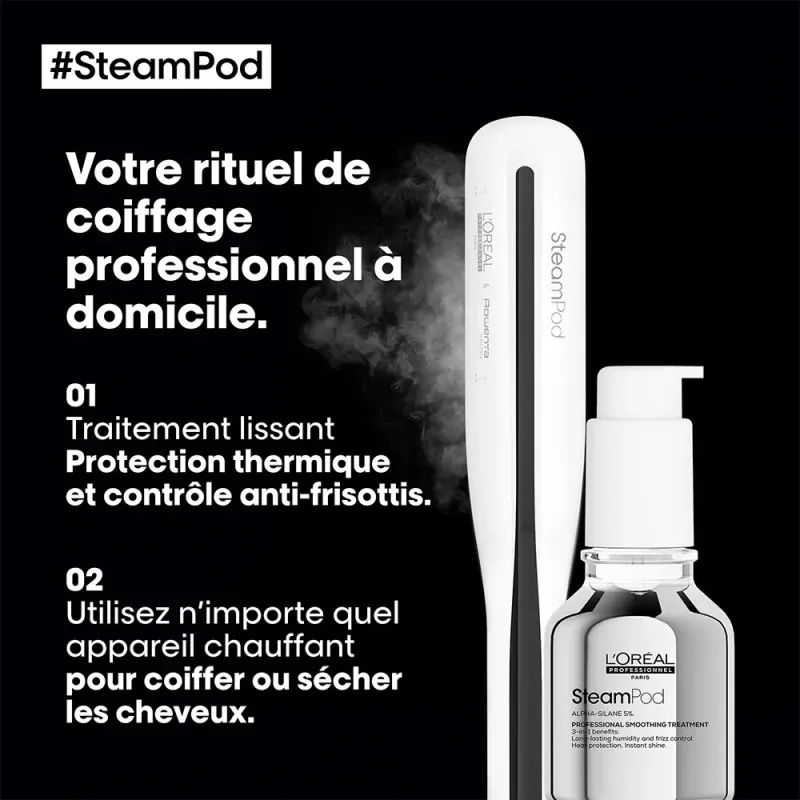 SteamPod - Traitement Lissant Professionel