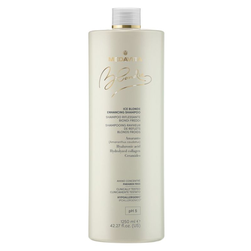 Medavita Blondie - Shampoing Raviveur de Reflets Blonds Froids (1250ml)