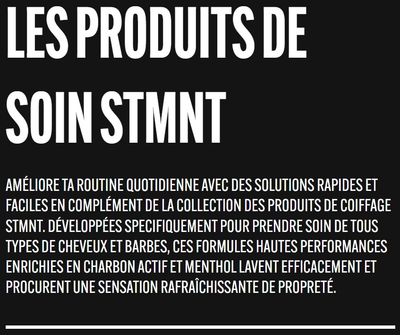 Soins - STMNT Care
