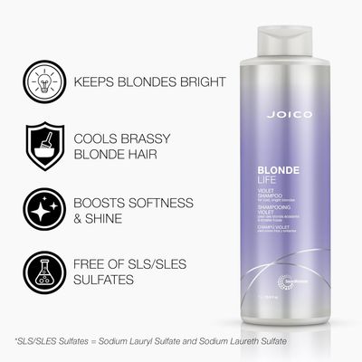 Joico Blond Life Shampoing Violet 1L