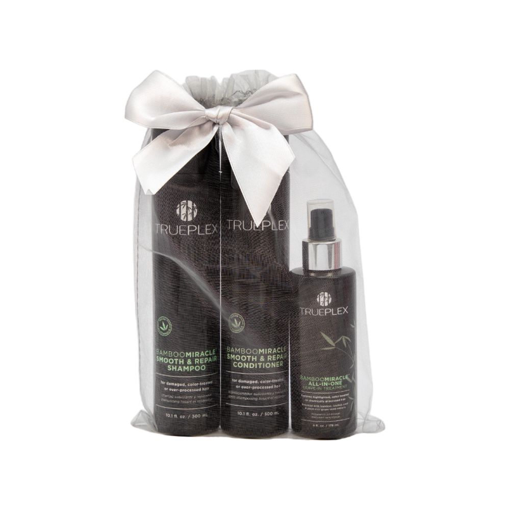 Keratherapy Trueplex Bamboo Miracle Trio (Sh+Rev 300ml et Leave-In 178ml)