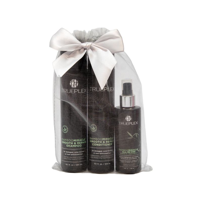 Keratherapy Trueplex Bamboo Miracle Trio (Sh+Rev 300ml et Leave-In 178ml)