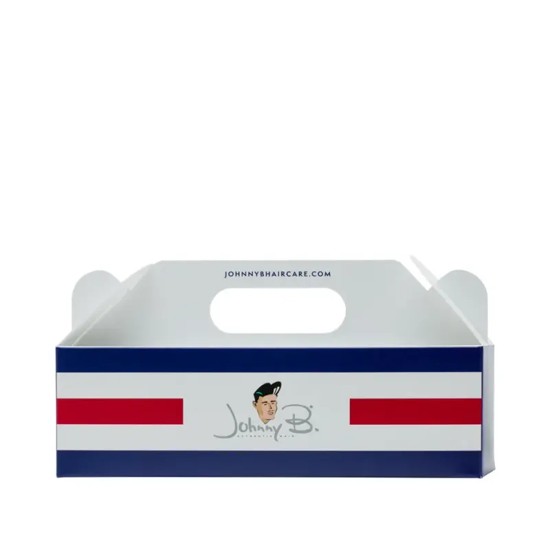 Johnny B. - Art of Barbering - Barber Talc (198g) et 5 peignes bleus