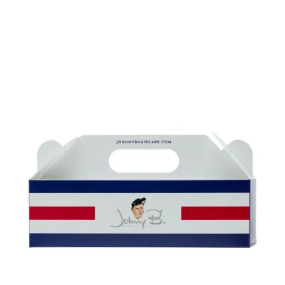Johnny B. - Art of Barbering - Barber Talc (198g) et 5 peignes bleus