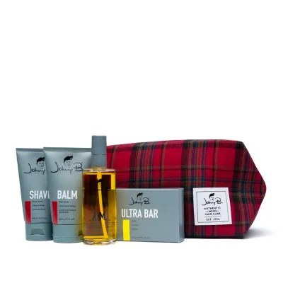 Johnny B. - Trousse Shave Dopp (3 produits, Sac et 1 Savon)
