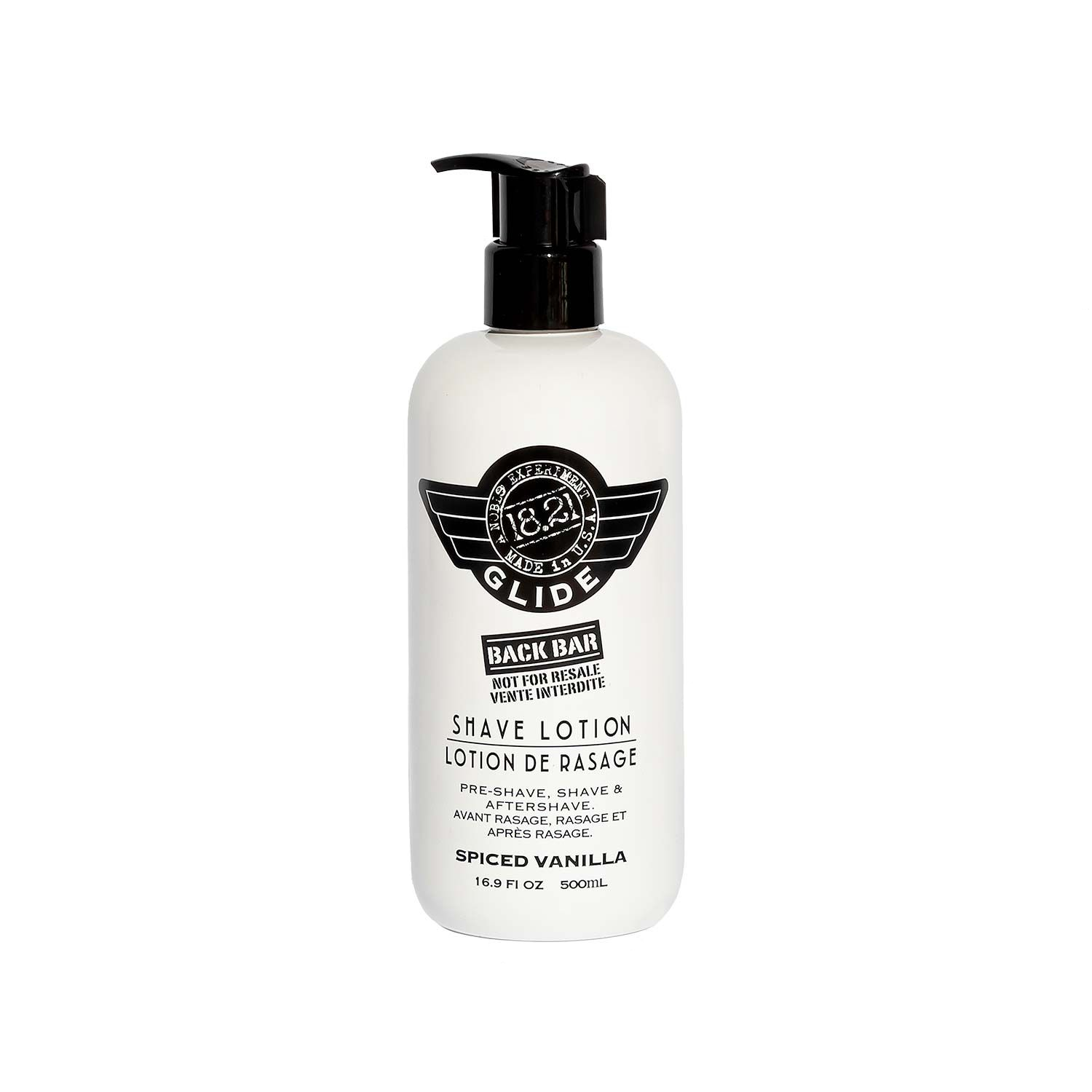 18.21 Man Made - Glide Lotion Avant, Durant et Après Rasage 500ml/16.9oz