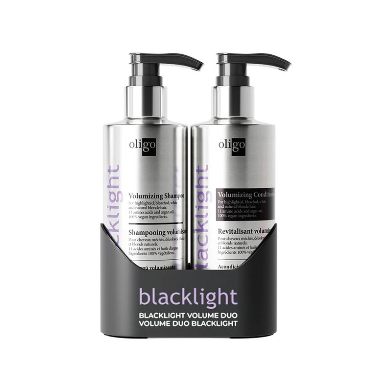 Oligo - Blacklight - DUO Shampoing et Revitalisant Volumizant 230ml