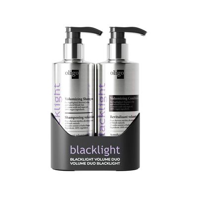 Oligo - Blacklight - DUO Shampoing et Revitalisant Volumizant 230ml