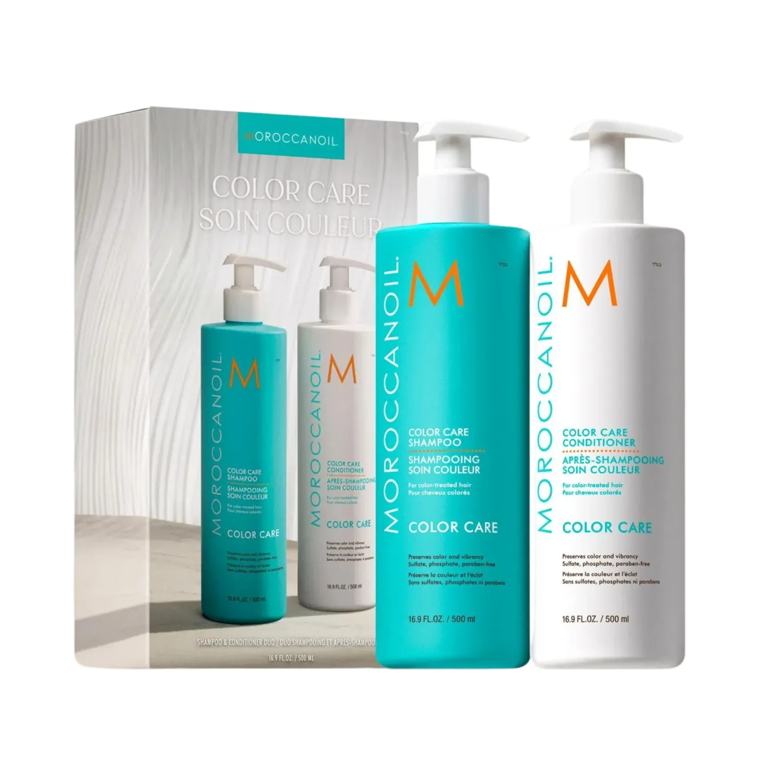 Moroccanoil - DUO SOIN COULEUR Shampoing et Après-Shampoing (2x 500ml)