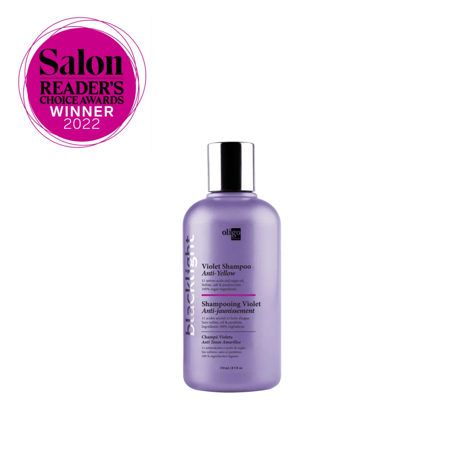 Oligo - Blacklight Care - Shampoing Anti-Jaunissement Violet (250ml)
