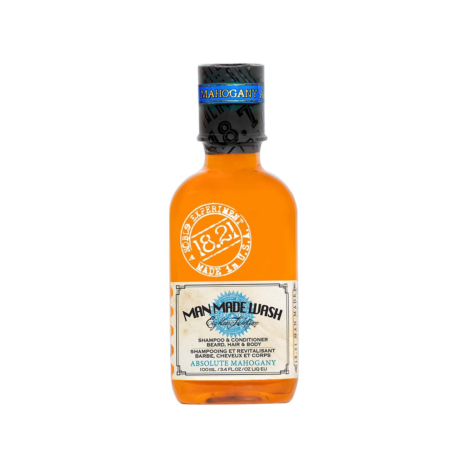 18.21 Man Made - Shampoing 3 en 1 Absolute Mahogany 100ml/3.4oz