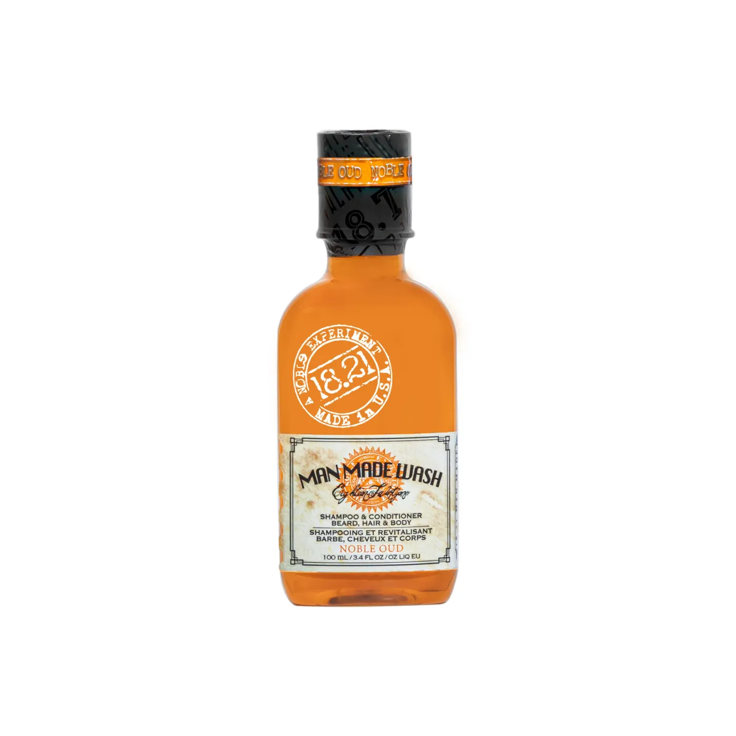 18.21 Man Made - Shampoing 3 en 1 Noble Oud 100ml/3.4oz