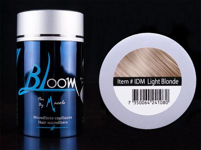 Macolo BLOOM Microfibres Capillaires - Blond Pâle (25g) Macolo BLOOM Microfibres Capillaires - Blond Pâle (25g)