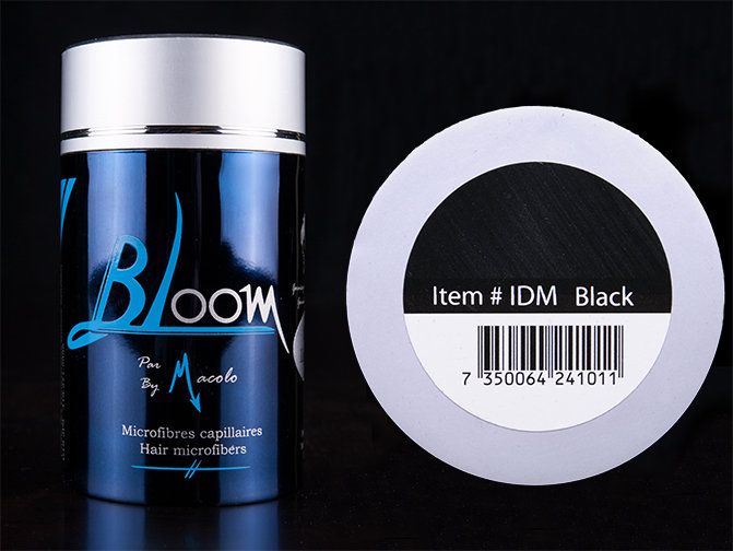 Macolo BLOOM Microfibres Capillaires - Noir (25g) Macolo BLOOM Microfibres Capillaires - Noir (25g)