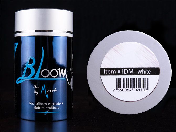 Macolo BLOOM Microfibres Capillaires - Blanc (25g) Macolo BLOOM Microfibres Capillaires - Blanc (25g)
