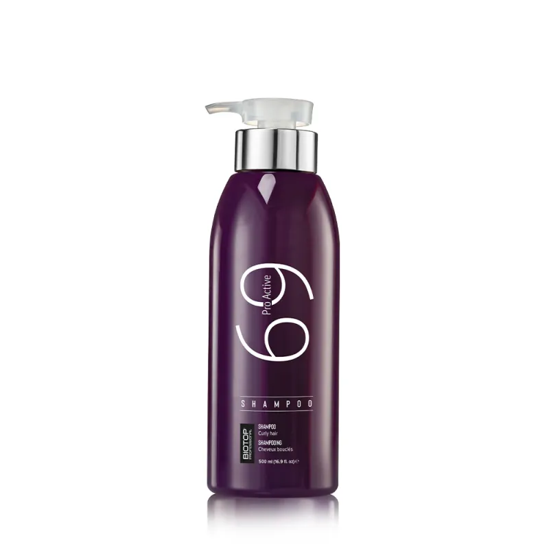 Biotop Pro - 69 Pro Active Shampoing Cheveux Bouclés 500ml Biotop Pro - 69 Pro Active Shampoing Cheveux Bouclés 500ml