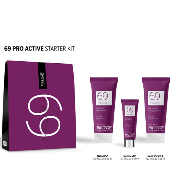 Biotop Pro - 69 Pro Active Trio SH 100ml/Masque 20ml/Crème 100ml 