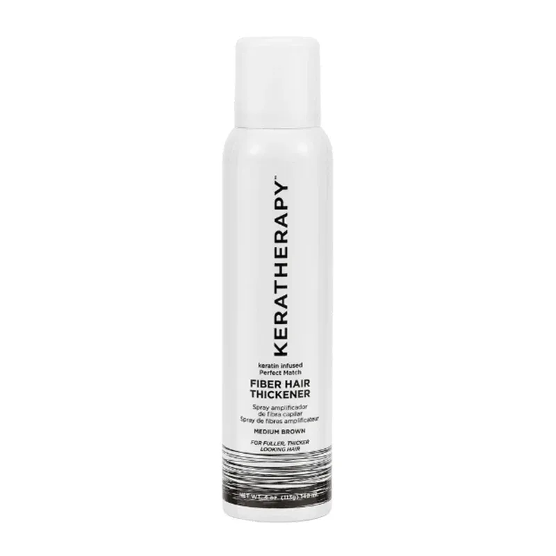 Keratherapy Fibre Capillaire Brun Moyen Spray