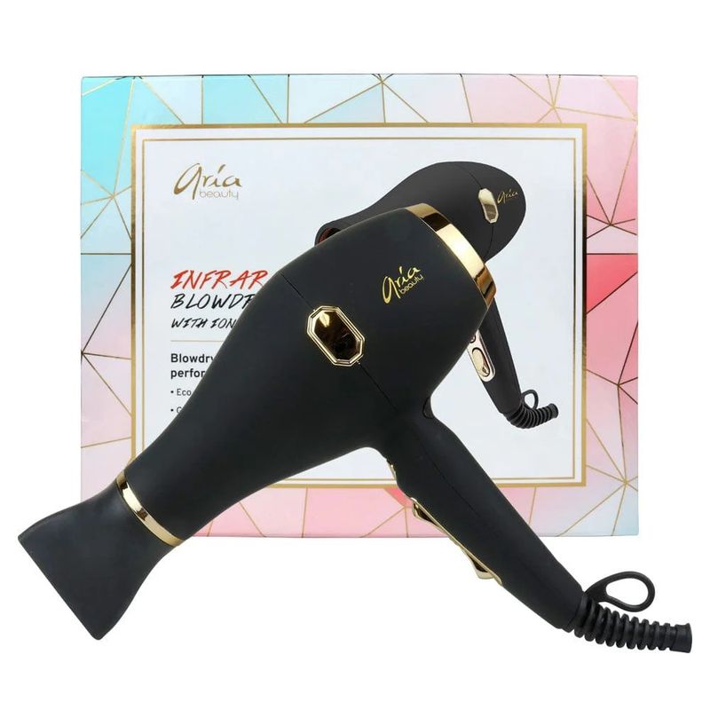 Aria Beauty - Séchoir à Infrarouge Ionic 1300w Noir