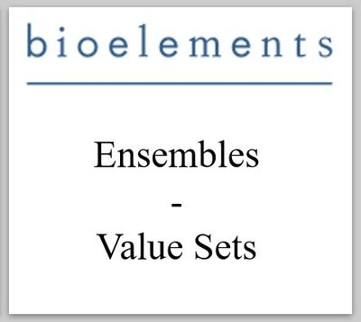 BIOELEMENTS - Ensembles - Value Sets