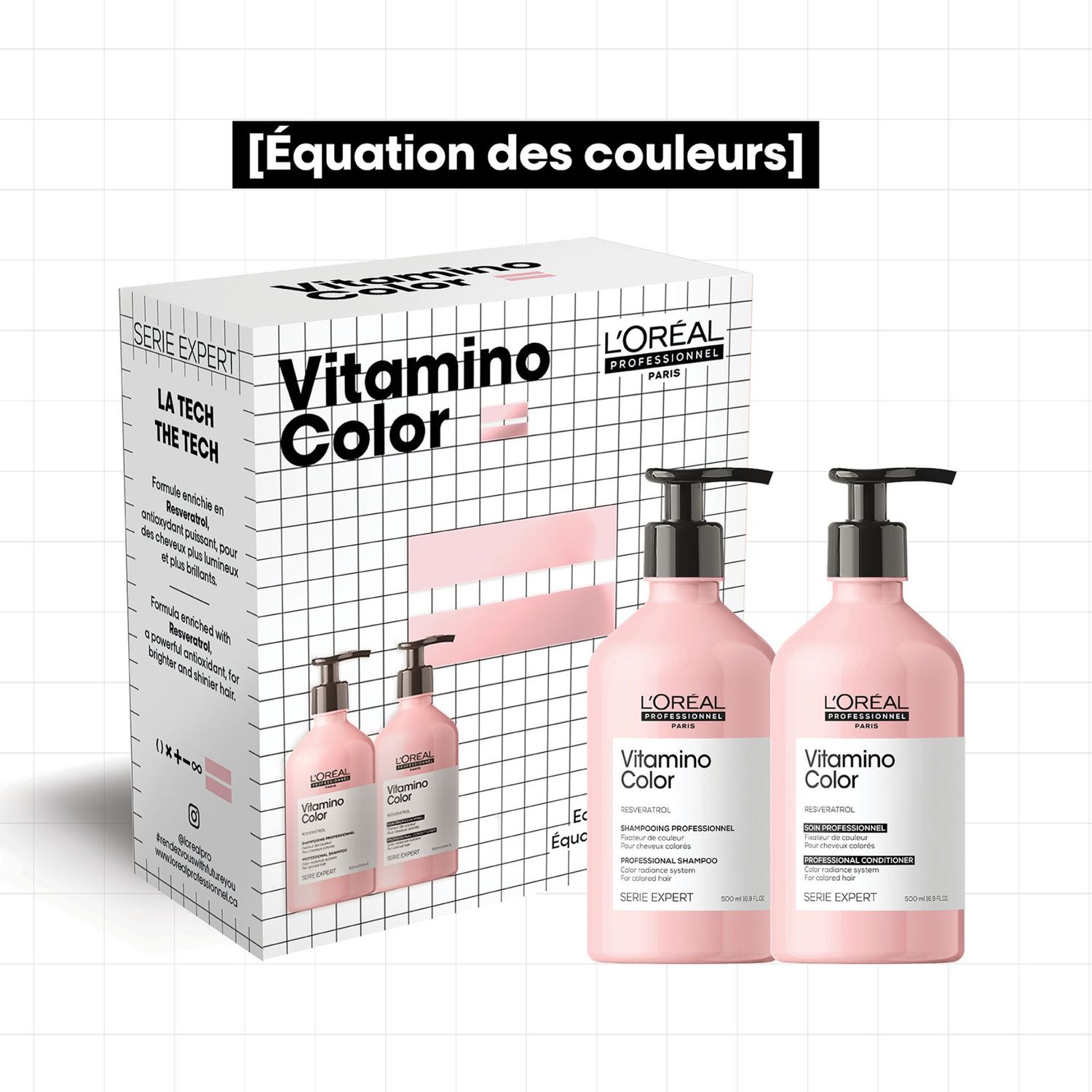 L&#39;Oréal Pro - Série Expert - Vitamino Coffret des Fêtes 2024