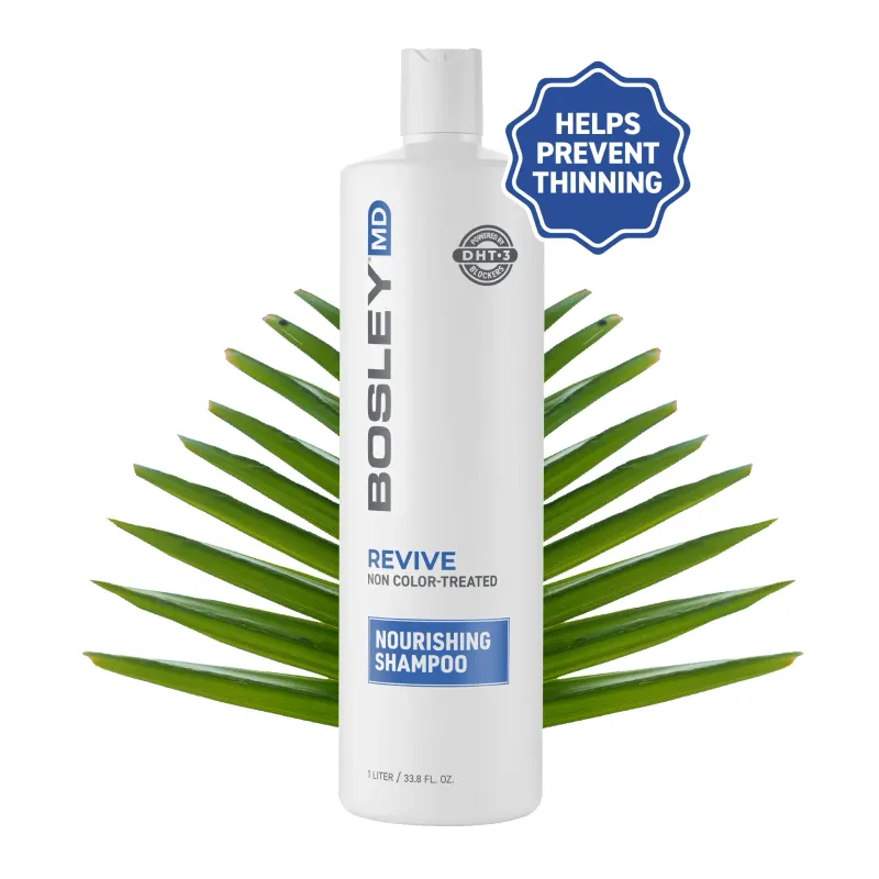 Bosley - Shampoing Nourrissant BOS - Revive (Cheveux non teints clairsemés) 1L