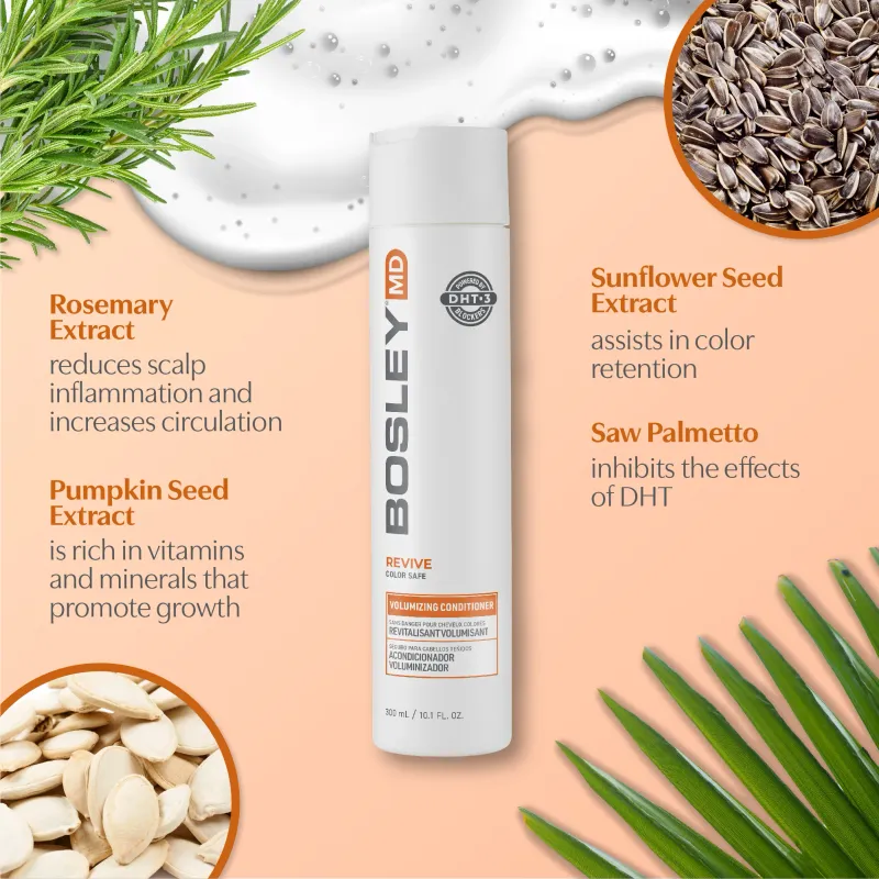 Bosley - Revitalisant Nourrissant BOS - Revive (Cheveux teints-colorés) 300ml
