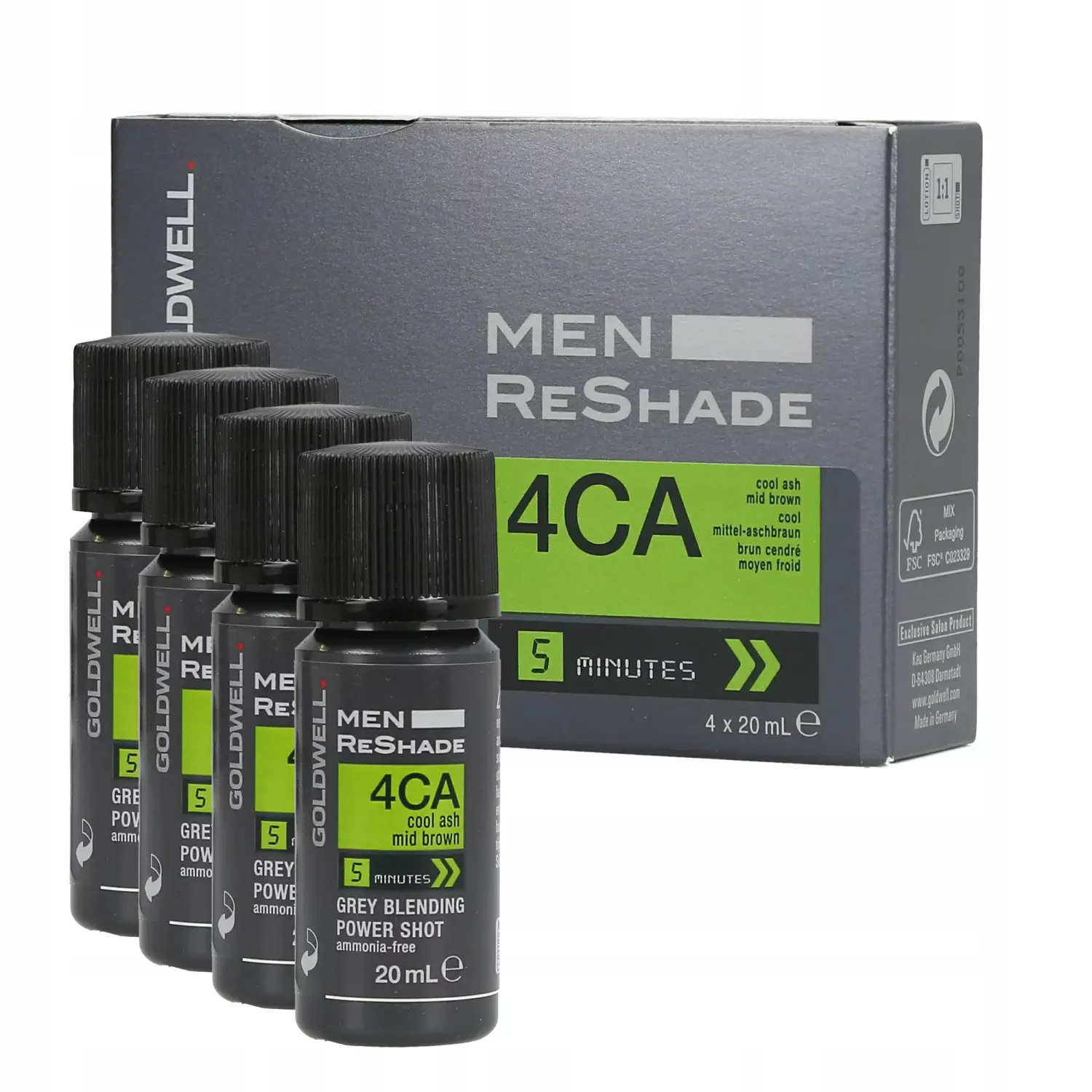 Goldwell Men ReShade 4CA Brun Moyen (4x 20ml)