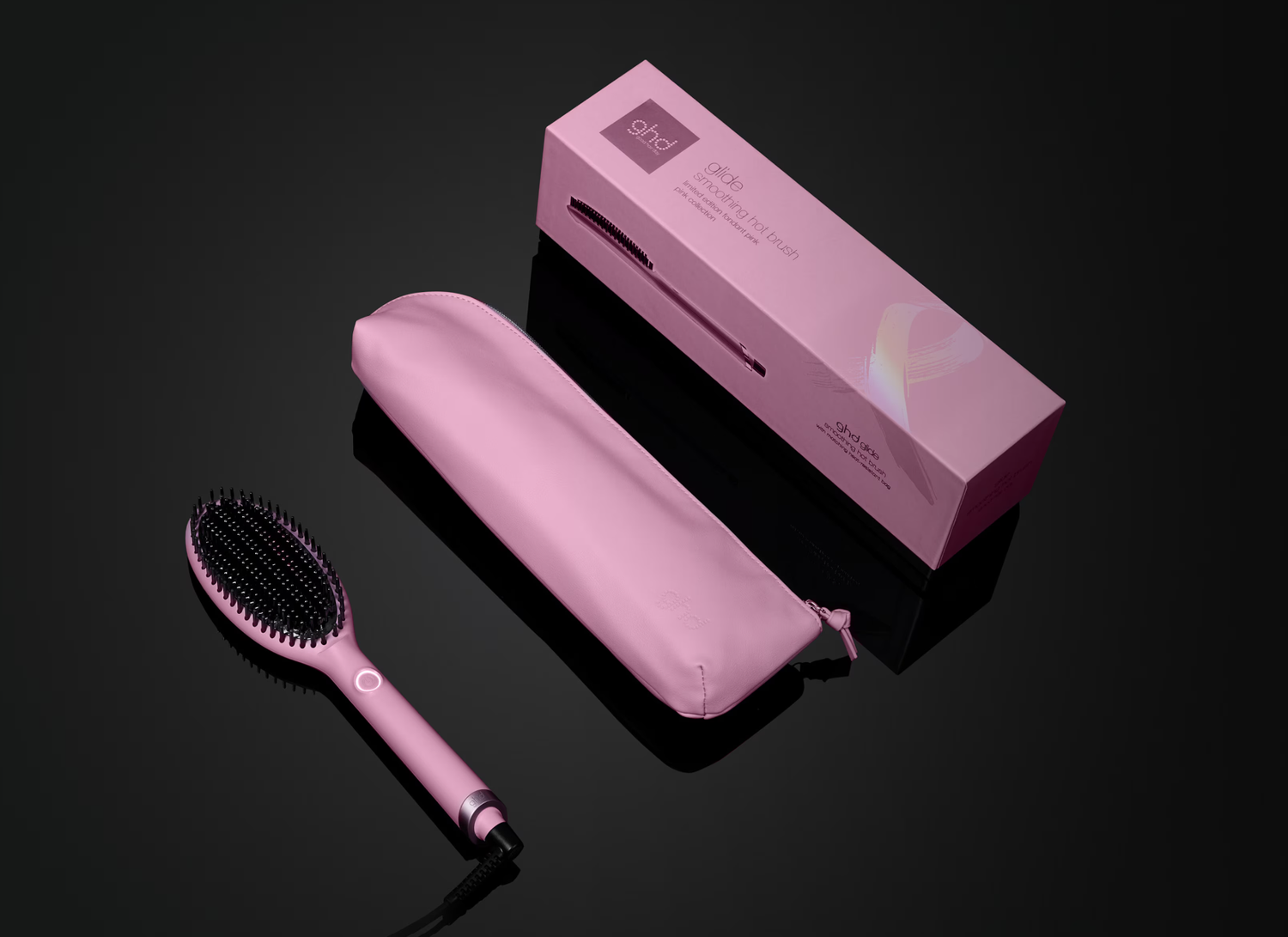 GHD Brosse Chauffante Glide Pink Collection 2024