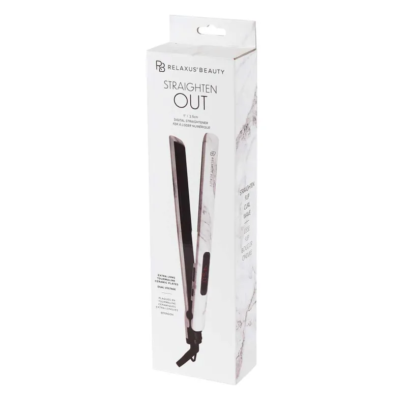 Relaxus Fer Plat UltraSlim Blanc Marbré #544423