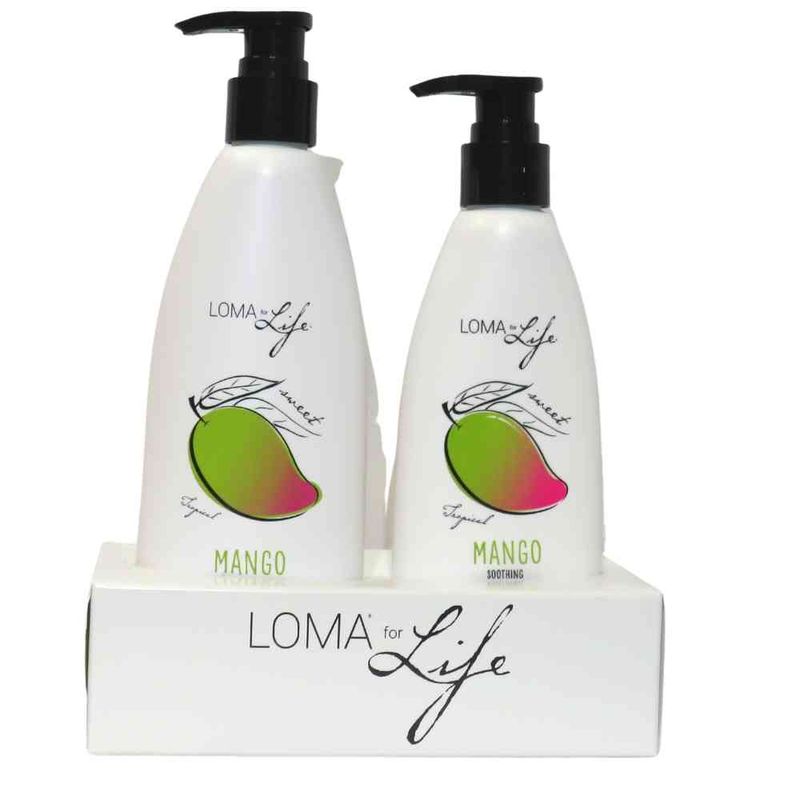 Loma for Life - Duo Mangue Nettoyant Gel Douche 340ml et Lotion 237ml