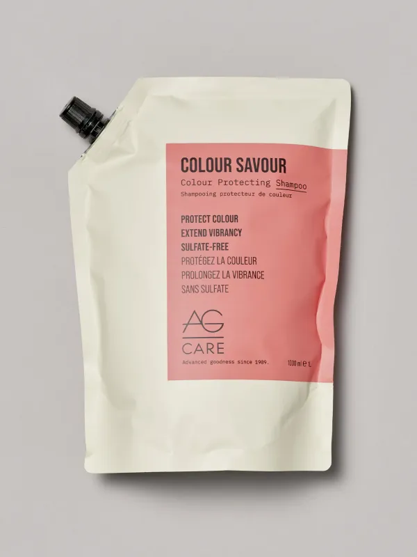 AG Care - COLOUR SAVOUR Shampoing Protecteur de Couleur (1L) AG Care - COLOUR SAVOUR Shampoing Protecteur de Couleur (1L)